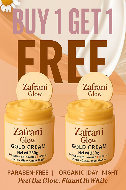 ZAFRANI GLOW GOLD CREAM BUY 1 GET 1 Free